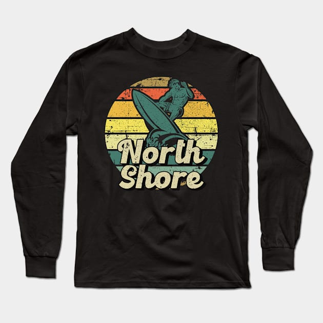 North Shore surf Long Sleeve T-Shirt by SerenityByAlex